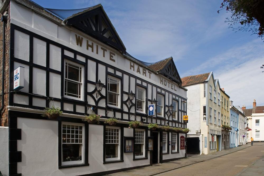 White Hart Inn Wells Bagian luar foto