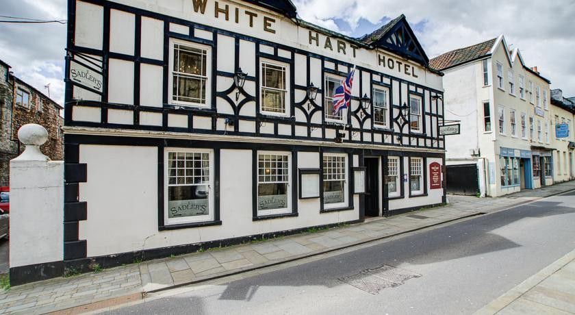 White Hart Inn Wells Bagian luar foto