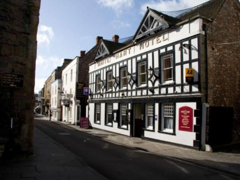 White Hart Inn Wells Bagian luar foto